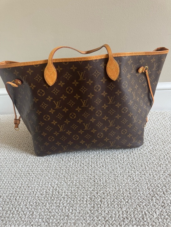 Louis Vuitton Handbags - Louis Vuitton Brown Monogram Canvas Tote with Vachetta Trim